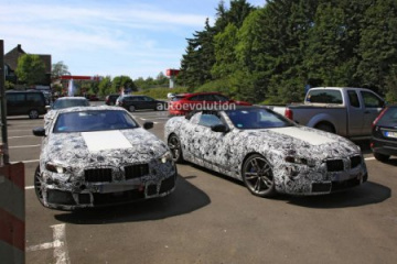 Фотошпионы засняли прототипы BMW 8-Series в кузовах купе и кабриолет BMW 8 серия E31