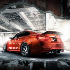 BMW M4 после тюнинга в ателье Liberty Walk