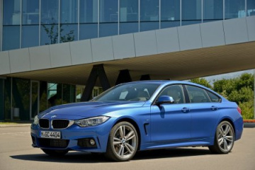 BMW представила голубой 4-х дверный Gran Coupe 4-Series для повседневной жизни BMW 4 серия Gran Coupe