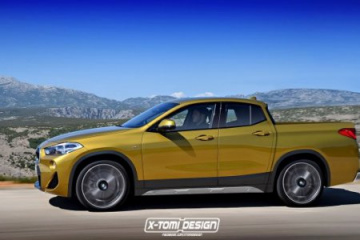 Независимые дизайнеры представили новый BMW X2 в кузовах кабриолет и пикап BMW X1 серия F48