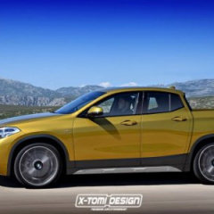 Независимые дизайнеры представили новый BMW X2 в кузовах кабриолет и пикап