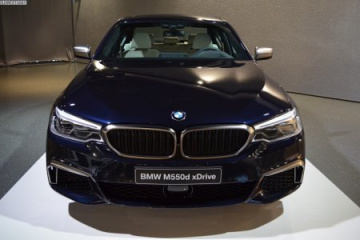 BMW M550d G30 2017 с дизельным двигателем Quadturbo : видео спидометра BMW M серия Все BMW M