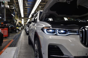 На заводе BMW в Спартанбурге началось производство установочной серии BMW X7 G07 2018 BMW X6 серия F86