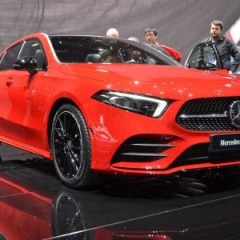 Премьера нового Mercedes A-Class W177 на Женевском автосалоне 2018 года.