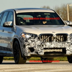 BMW X3 M 2019 с минимальным камуфляжем замечен на испытаниях в Спартанбурге