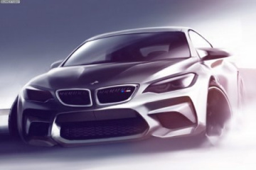 Экстремальное купе BMW M2 Competition 2018 с 410 л.с. официально представят в апреле BMW M серия Все BMW M