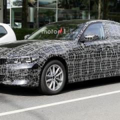 2019 BMW 3 серии с меньшим количеством камуфляжа замечен на дорожных тестах