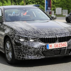 2019 BMW 3 серии с меньшим количеством камуфляжа замечен на дорожных тестах