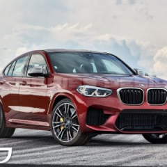 2019 BMW X4 M F98 с четырьмя выхлопными трубами появился на фото в сети