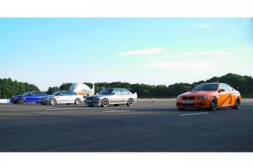 BMW M3 разных поколений сразились в drag rase BMW M серия Все BMW M