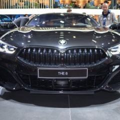 BMW 840d M Sport G15 в сапфирово черной одежде