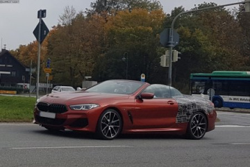 BMW 8 Series Convertible 2019 замечен в Мюнхене BMW 8 серия G15