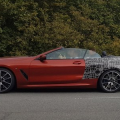 BMW 8 Series Convertible 2019 замечен в Мюнхене