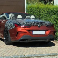 BMW 8 Series Convertible 2019 замечен в Мюнхене