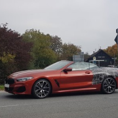 BMW 8 Series Convertible 2019 замечен в Мюнхене