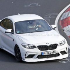 BMW M2 CS 2019 замечен на тестах в Нюрбургринге