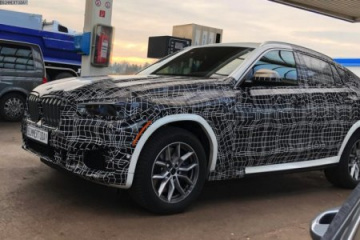 BMW X6 G06 2019 замечен на дороге в полном камуфляже BMW X6 серия G06