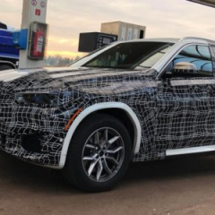 BMW X6 G06 2019 замечен на дороге в полном камуфляже