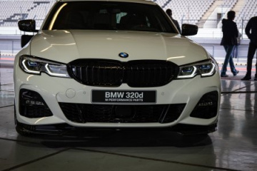Фотогалерея нового BMW 3 серии, оснащенного M Performance Parts в «одежде» Alpine White BMW 3 серия G20-G21