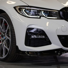 Фотогалерея нового BMW 3 серии, оснащенного M Performance Parts в «одежде» Alpine White