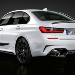 Фотогалерея нового BMW 3 серии, оснащенного M Performance Parts в «одежде» Alpine White