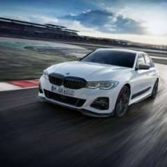 Фотогалерея нового BMW 3 серии, оснащенного M Performance Parts в «одежде» Alpine White