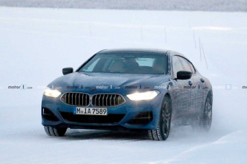 Шпионские фото нового BMW 8-Series Gran Coupe на испытаниях зимой в Финляндии BMW 8 серия G15