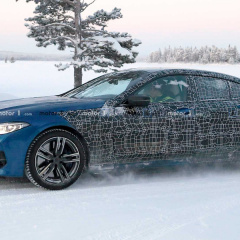 Шпионские фото нового BMW 8-Series Gran Coupe на испытаниях зимой в Финляндии