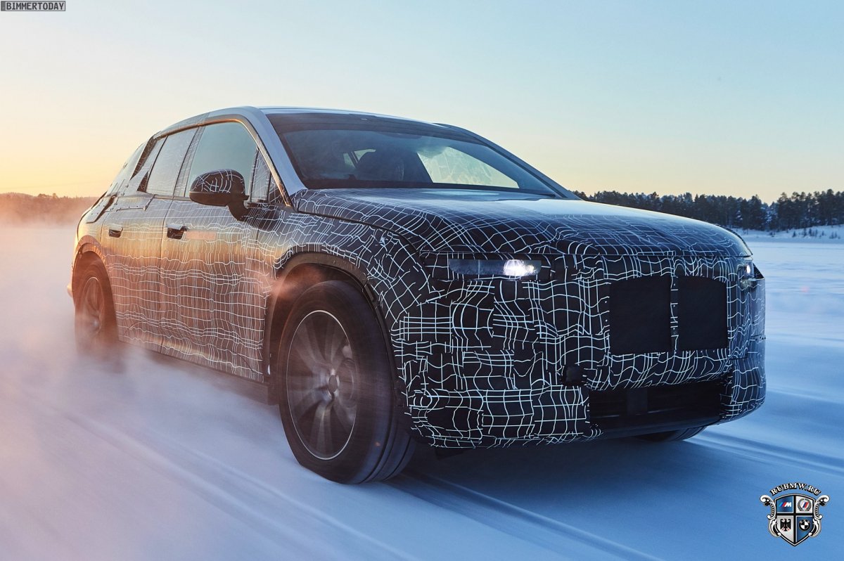 BMW iNext на зимних тестах в Швеции