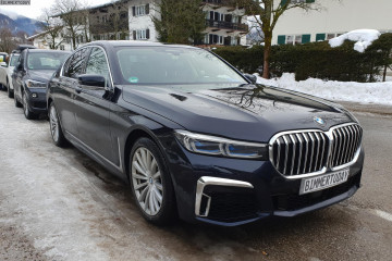 Первые фотографии BMW 7 Series Facelift 2019 с пакетом M Sport BMW 7 серия G11-G12