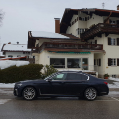 Первые фотографии BMW 7 Series Facelift 2019 с пакетом M Sport