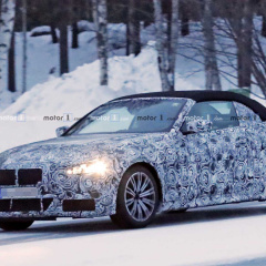 BMW 4 Series Cabrio нового поколения вышел на зимнее тестирование