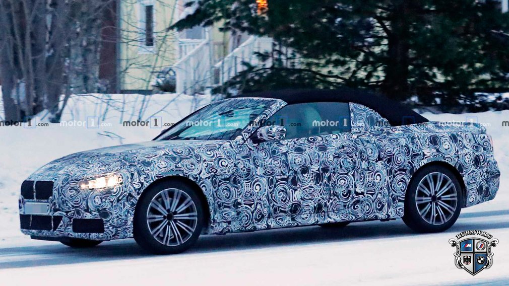 BMW 4 Series Cabrio нового поколения вышел на зимнее тестирование