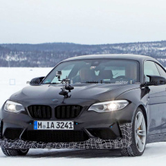 BMW M2 CS 2020 замечен на тестах в новом аэродинамическом обвесе