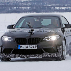 BMW M2 CS 2020 замечен на тестах в новом аэродинамическом обвесе