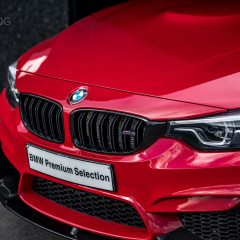 BMW M4 Coupe в потрясающем красном кузове с M Performance Parts