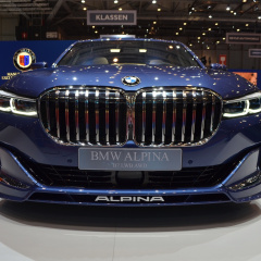 BMW Alpina B7 G12 LCI с фейслифтингом на автосалоне в Женеве