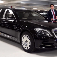 Автомобиль для диктаторов, олигархов и глав государств - Mercedes-Maybach S600 Pullman Guard 2019