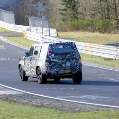 Новый Land Rover Defender замечен на гоночной трассе Нюрбургринг в Германии