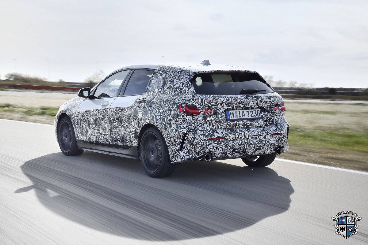 Новый переднеприводный BMW 1 серии завершает испытания на французских трассах