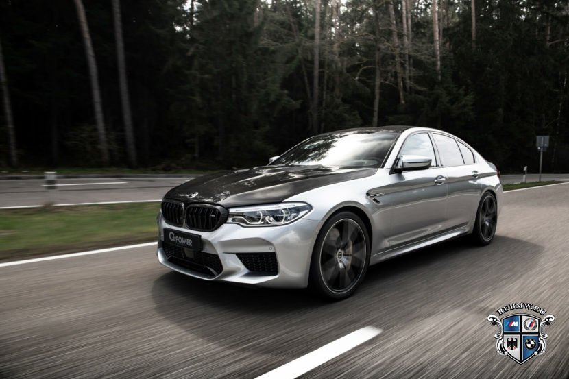 Для уменьшения веса BMW М5 F90 G-Power предлагает капот из углеродного волокна