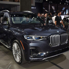 BMW X7 с фейслифтингом на автосалоне в Шанхае