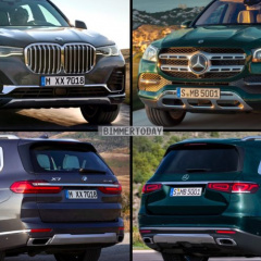 BMW X7 G07 и новый Mercedes GLS 2019-что общего?