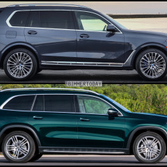 BMW X7 G07 и новый Mercedes GLS 2019-что общего?