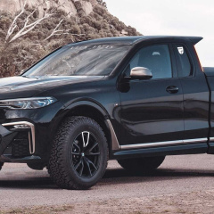 Рендеринг пикапа BMW X7 Truck M50d