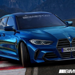 Появились первые рендерные изображения BMW M3 в кузове G80