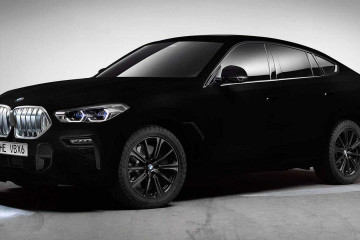 BMW X6 Vantablack – самый черный автомобиль в мире! BMW X6 серия G06