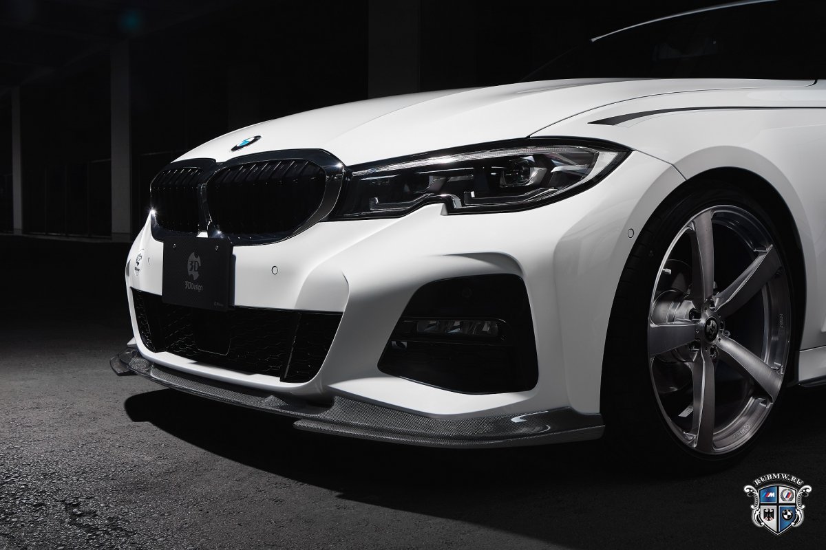 BMW 3 серии G20 после тюнинга в 3D Design