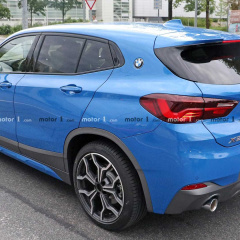 BMW X2 xDrive25e замечен на дороге без камуфляжа