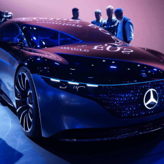 Mercedes EQS Vision - предшественник электрического S-класса